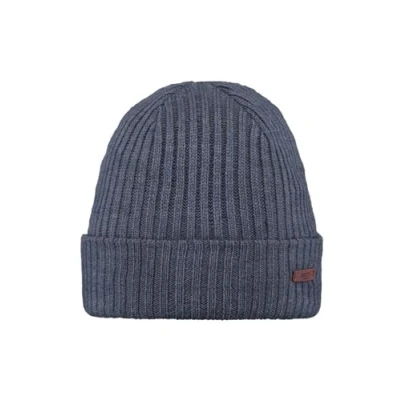 Image of Barts Men&#039;s Wilbert Turnup Beanie Hat, Navy, UNI
