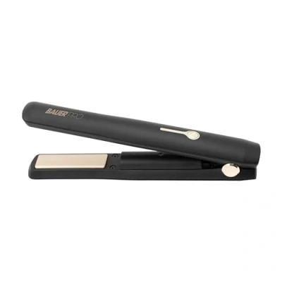 Image of Bauer Professional 38819 2 in 1 Cordless Hair Straightener &amp; Curler/Ceramic Coated Plates for Smooth, Frizz Free Finish/USB Rechargeable