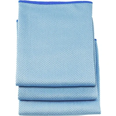 Image of UNGER Large Professional Grade Streak Free Microfiber Towels, 3 Pack 18 x Multi Purpose Wet &amp; Dry Cleaning Cloths for Kitchen, Bath, Auto, Appliances, Car Supplies