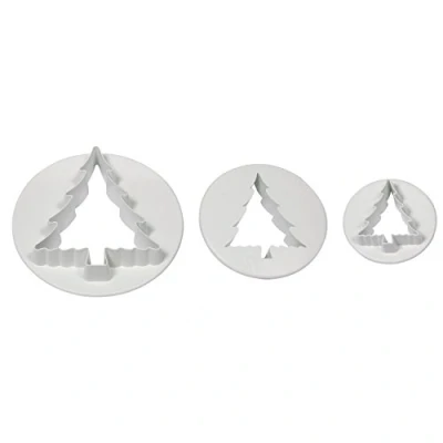 Image of PME CT478 Christmas Tree Cutters, Small, Medium and Large Sizes, Set of 3 White