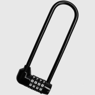 Image of Kurtzy Combination Long Shackle Padlock Gate Lock for Outdoor Fence/Gate with Resettable Code Weatherproof Door, Bicycles &amp; Sheds