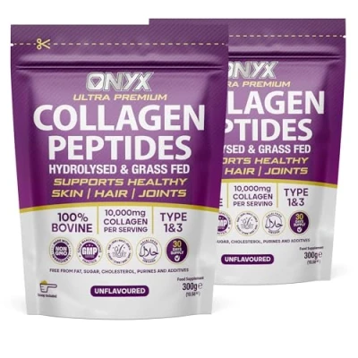 Image of Collagen Powder 600g 60 Servings Peptides Supplement with High Levels of The 8 Essential Amino Acids Halal &amp; Kosher
