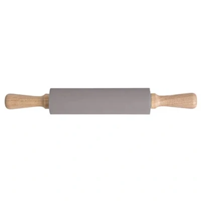 Image of Sabichi Rolling Pin, Silicone, Grey, 41 x 8 cm
