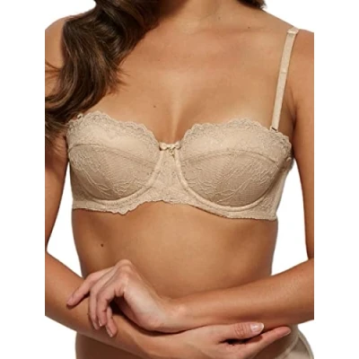 Image of Gossard Superboost Lace Multiway Bra Nude Beige 42E