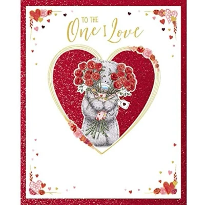 Image of Me To You Bear One I Love Handmade Valentine&#039;s Day Card