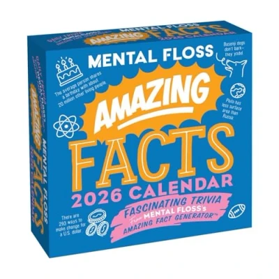 Image of Amazing Facts, Mental Floss Desk Calendar 2026