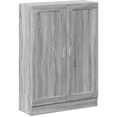Image of vidaXL Book Cabinet Grey Sonoma 82.5x30.5x115 cm Engineered Wood