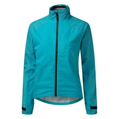 Image of Altura Nightvision Storm Women&#039;s Waterproof Cycling Jacket with Reflective Technology Teal UK Size 8,AL22WTW2NV TE 8