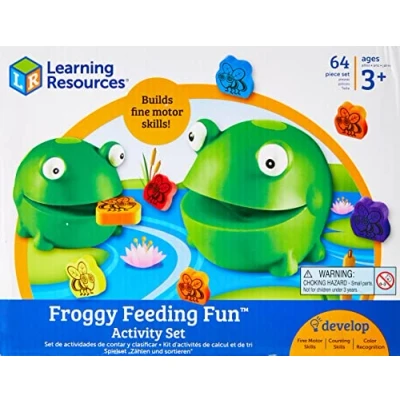 Image of Learning Resources Froggy Feeding Fun Fine Motor Skills Game