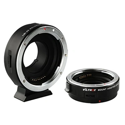 Image of VILTROX EF M1 Lens Mount Adapter with Aperture Adjustment for S to M4/3 Cameras Panasonic GH5 GH4 GX7 GF7 GM5 Olympus OM D E M5 M10