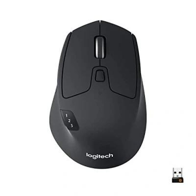 Image of Logitech M720 Triathlon Bluetooth Optical Mouse 1000 dpi Black