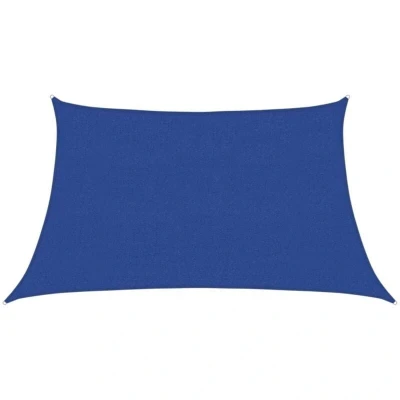 Image of vidaXL Sunshade Sail 160 g/m² Blue 3/4x2 m HDPE