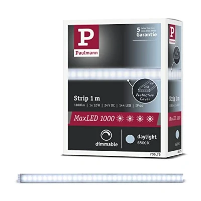 Image of Paulmann MaxLED 1000 strip IP44 1 m daylight