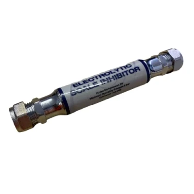 Image of Hanicks Chrome 15mm Compression Lime Fighter SESI Electrolytic Scale Inhibitor