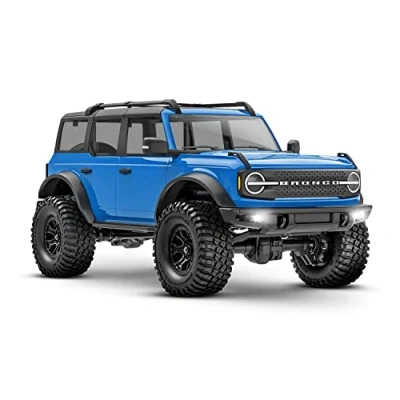 Image of Traxxas TRX97074 1BLUE TRX 4m Ford Bronco 4x4 Blue RTR with Battery / Charger