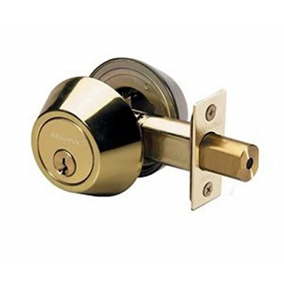 Image of Master Lock DSO0703 Double Cylinder Deadbolt, Polished Brass by
