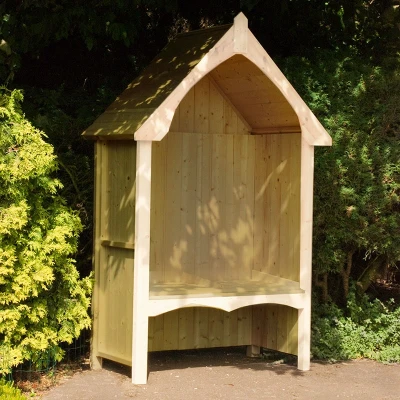Image of Shire Balsam Garden Arbour Seat 4&#039;x2&#039;
