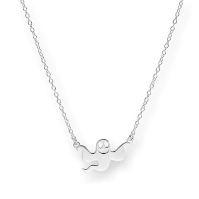 Image of jewellerybox Sterling Silver Flying Ghost Necklace on 18 Inch Chain