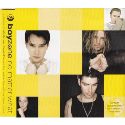 Image of Boyzone No Matter What Yellow Sleeve 1998 UK CD single 567609 2