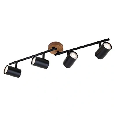 Image of Briloner Wood &amp; Style 2920 downlight, 4 bulb