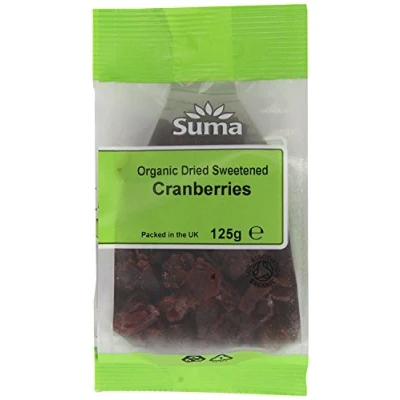 Image of Suma Organic Cranberries 125 g (Pack of 6)