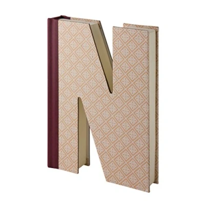 Image of IF Alphabooks Letter N,Gold/Ivory