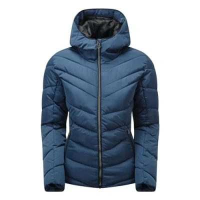 Image of Dare 2b Womens Reputable Low Bulk Insulated Padded Jacket Slim Fitting Heat Retaining Thermal Fabric, Snug High Collar &amp; Chin Guard Ideal for Outdoor Winter Sports