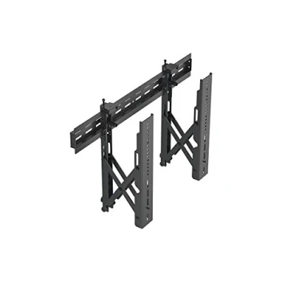 Image of Monoprice TV Wall Mount Bracket Specialty Menu Board, with Push to Pop Out, Max Weight 99lbs, Extension Range of 2.4in 8in,VESA Patterns Up 600x400 Security Brackets Entegrade Series,Black