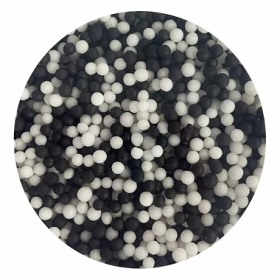 Image of Purple Cupcakes 4mm Edible Balls Black &amp; White (100g)
