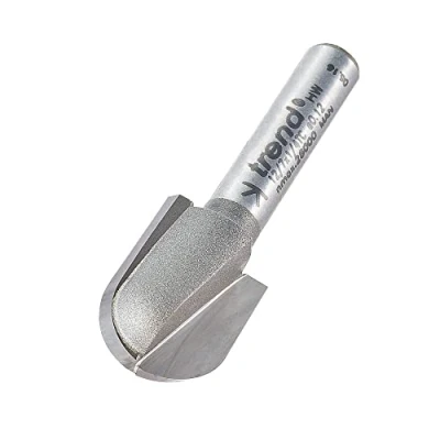 Image of Trend Professional Radius Cutter, 7mm Radius, 1/4 Inch Shank, 14mm Cut Diameter &amp; 18mm Length, Tungsten Carbide Tipped, 12/7X1/4TC