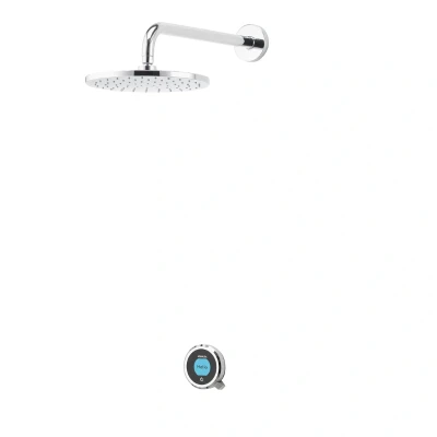 Image of Aqualisa Optic Q Smart Shower Concealed with Wall Fixed Head (Gravity Pumped)