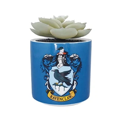Image of Harry Potter Half Moon Bay Indoor Plant Pot Ceramic &amp; Pots for Plants Decorative Planter Ravenclaw Gifts