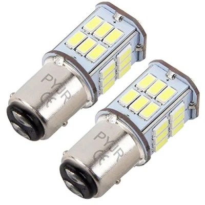 Image of P21/5W 1157 Bay15d Led Bulb, 5W Dc 10 30V Super Bright White Colour 6000K For Car Reverse, Turn Signal, Tail Light, Brake Lights, Parking Light. (Pack Of 2)