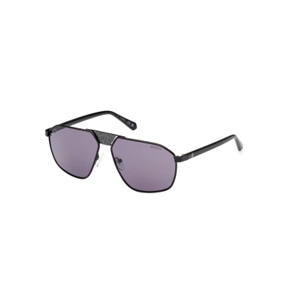 Image of Guess Unisex Sunglasses, Size: 59, Shiny black