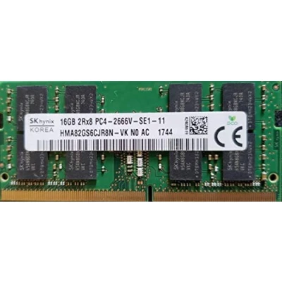 Image of Genuine OEM 16GB Laptop Ram HMA82GS6CJR8N VK (1X16GB) PC4 21300 DDR4 2666MHz Non ECC Unbuffered CL19 260 Pin SoDimm 1.2V Single Rank Memory