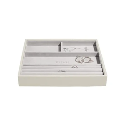 Image of Stackers Oatmeal Classic Medium Jewellery Box Ring/Bracelets Layer