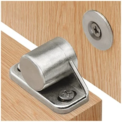 Image of Sunivaca Magnetic Door Catch, Strong Catches, Silver (8 Pack) Cupboard Magnets Heavy Duty Cabinet Closures for Wardrobe, Cabinet, Drawer, Kitchen Furniture, Louver, Closet