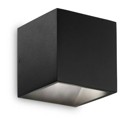 Image of Rubik LED 1 Light Outdoor Up Down Wall Black IP44
