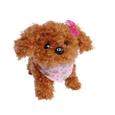 Image of Simba 105890015 ChiChi Love Tea Cup Poodle Puppy, Plush Dog Runs, Barks, Wiggles with Tail, 16 cm, from 3 Years