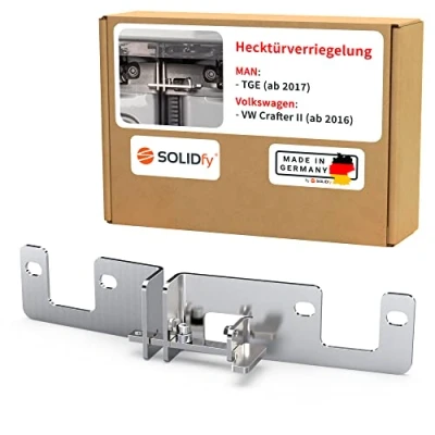 Image of SOLIDfy® Rear Door Lock for VW Crafter II 2 and MAN TGE from 2017 Burglary Protection Motorhome Camping