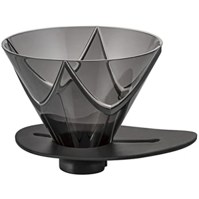 Image of Hario V60 Mugen Coffee Dripper Clear Black Size 02