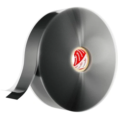 Image of POPPSTAR 1x 11m Self Fusing Silicone Band, Tape, Repair Electrical Tape and Sealing Strip (water tight, air tight), 25mm wide, black