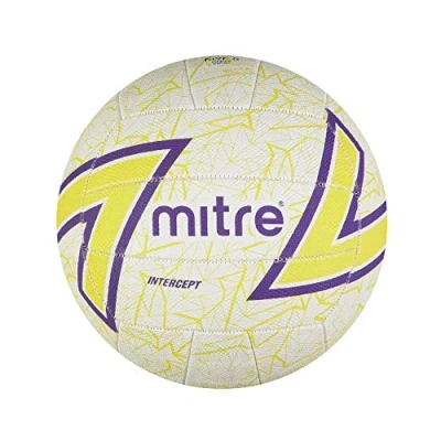 Image of 2021 Mitre Intercept 18 Panel Netball (Size 4)