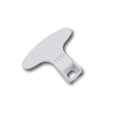 Image of Genuine Beko WMB81431 WM74155LW Washing Machine Door Handle Lever (White)