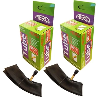Image of Aero Sport® SET X 2 PRAM 45 Degree Valve Butyl 12 * 1.75/2.125 Inner Tubes