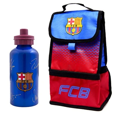 Image of Barcelona Fade Design Lunch Bag and Aluminium Water Bottle combo