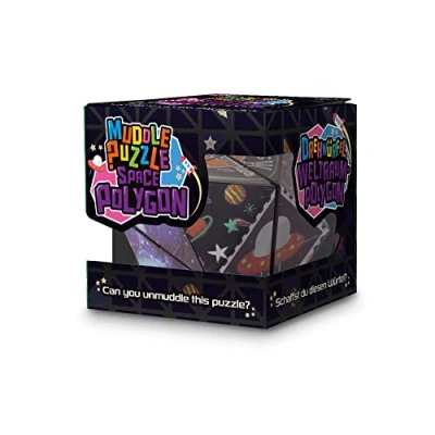 Image of Tobar 38601 Muddle Puzzle Space Polygon, Multiple Colours