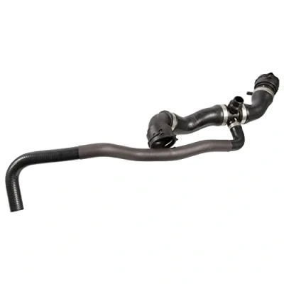 Image of 17127577964, 17127577964SK Radiator Hose FEBI BILSTEIN 107956 Upper with quick couplers BMW: 1 Hatchback, Hatchback