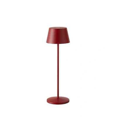 Image of LOOM DESIGN LED rechargeable patio lamp Modi ruby red 36 cm CCT