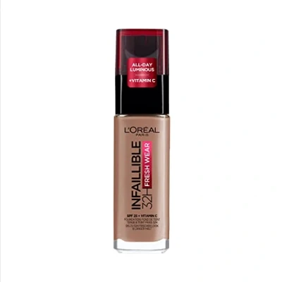 Image of L&#039;Oréal Paris Liquid Foundation, Full Coverage, Lasting Wear, With Vitamin C and SPF 25, Infallible 32H Fresh 280 Ivory